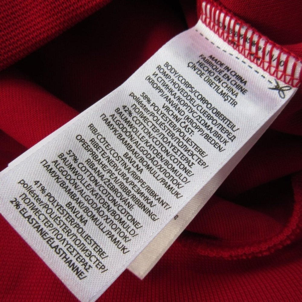 NWT Polo Ralph Lauren Double Knit Tech Hoodie in Red World Cup Alpine Racing S - Picture 6 of 8